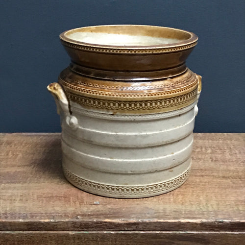 SOLD - Vintage Stoneware Crock Jar