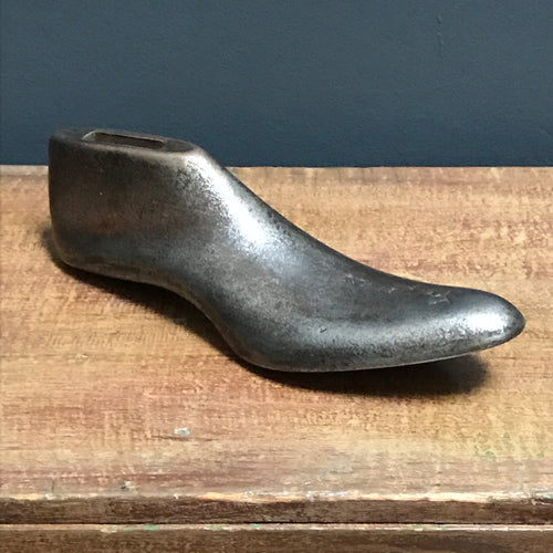 SOLD -Steel Shoe Last (Right)