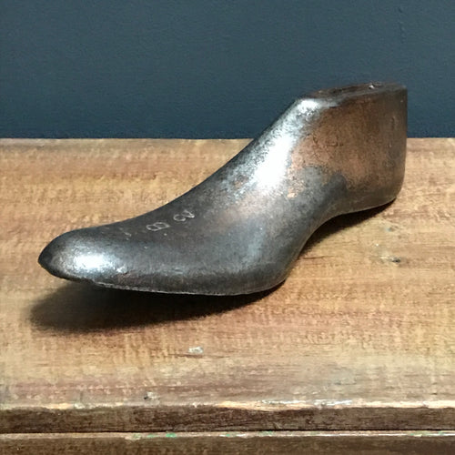 SOLD - Steel Shoe Last (Left)