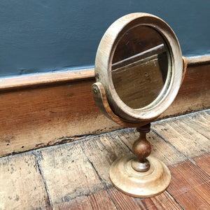 SOLD - Vintage Pedestal Vanity Mirror