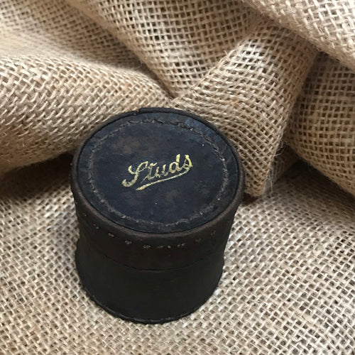 SOLD - Vintage Leather Stud Box