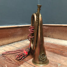 SOLD - Vintage Copper & Brass Military Bugle