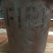 SOLD - Vintage Metal Fire Bucket