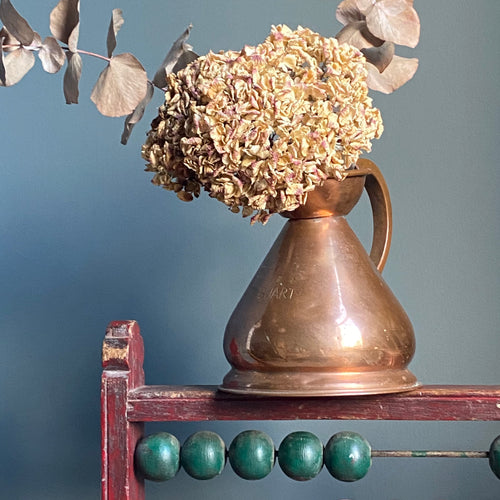 SOLD - Copper Quart Measuring Jug - Vase