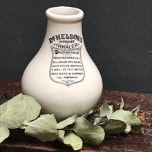 SOLD - Vintage “Dr Nelson” Ceramic Inhaler Chemist Bottle
