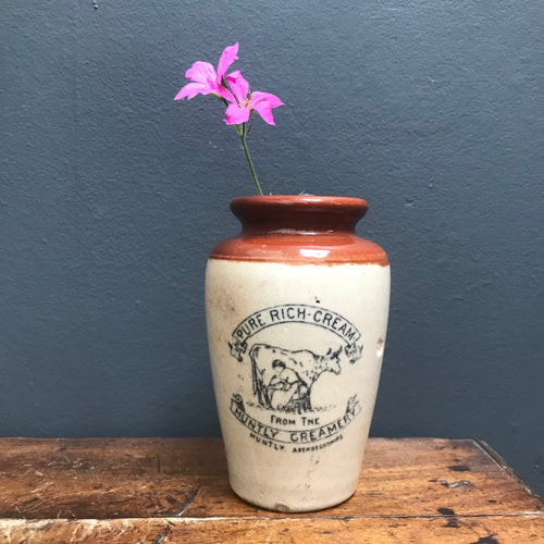 SOLD - Vintage Huntly Creamery Jar