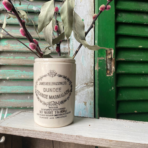 SOLD - Vintage James Keiller & Sons Marmalade Jar