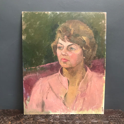 SOLD - Original Oil Painting Portrait of Lady