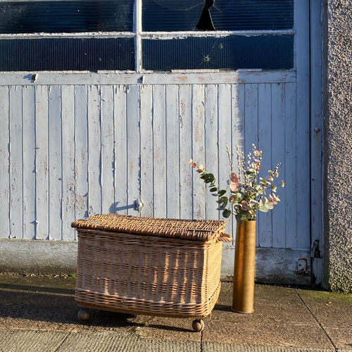 SOLD - Early 20th Century Wicker Trunk