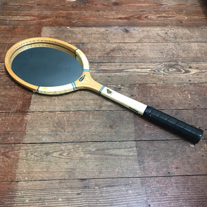 SOLD - Vintage Tennis Racket Mirror