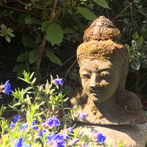 SOLD - Vintage Stone Buddha Head