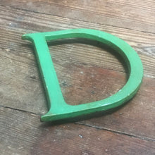 SOLD - Metal 3D "D" Letter Font