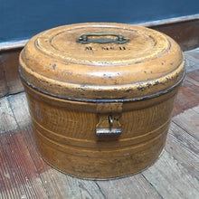 SOLD - Victorian Antique Metal Hat Box