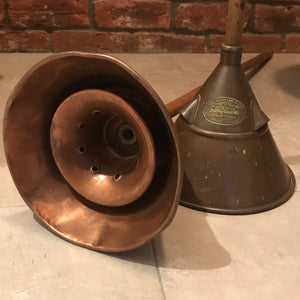 SOLD - Copper Washing Dolly/Toilet Roll Holder