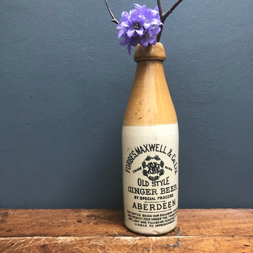 SOLD - Vintage Aberdeen Stoneware Ginger Beer Bottle