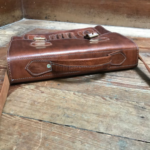 SOLD - Vintage Leather Satchel Bag