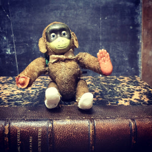 SOLD - 1920s Monkey Toy