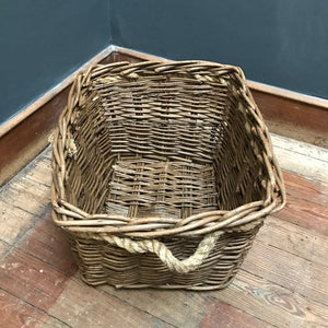 SOLD - Vintage Wicker Basket