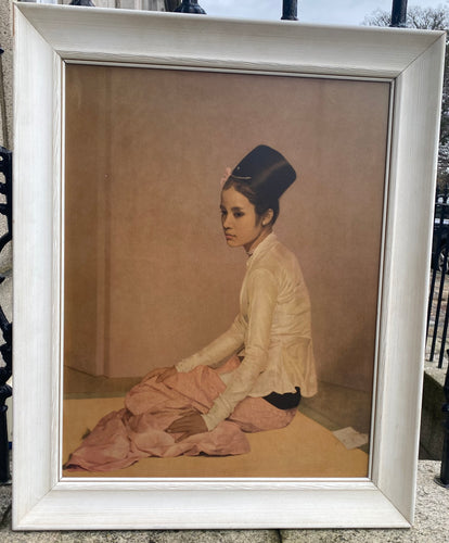 SOLD - Burmese Lady Framed Print