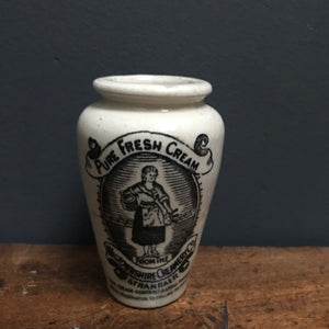 SOLD - Vintage Stranraer Cream Jar