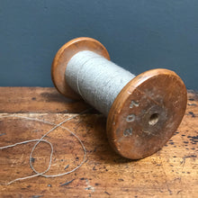 SOLD - Vintage Dovecot Studios Wooden Bobbin Mill with Cotton