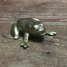 SOLD - Vintage Brass Frog Dish