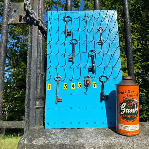 SOLD - Vintage Metal Key Board