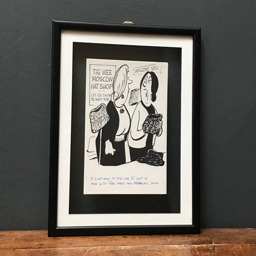 SOLD - Original ‘Evening Times’ Newspaper Illustration