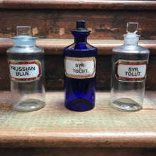 SOLD - Vintage Chemist/Apothecary Glass Bottle