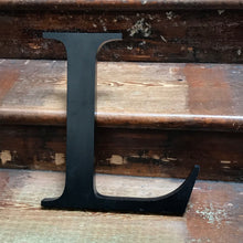 SOLD - Large Black "L” Letter Font