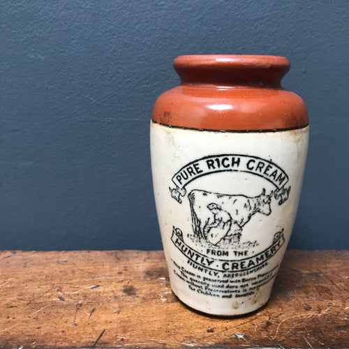 SOLD - Vintage Huntly Creamery Jar