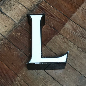 SOLD - Metal ‘L’ Letter Font