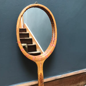 SOLD - Vintage "Grays Sunbeam" Tennis Racket Mirror