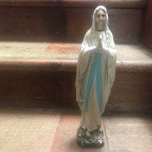 SOLD - Vintage French Chalkware Statue of Virgin Mary