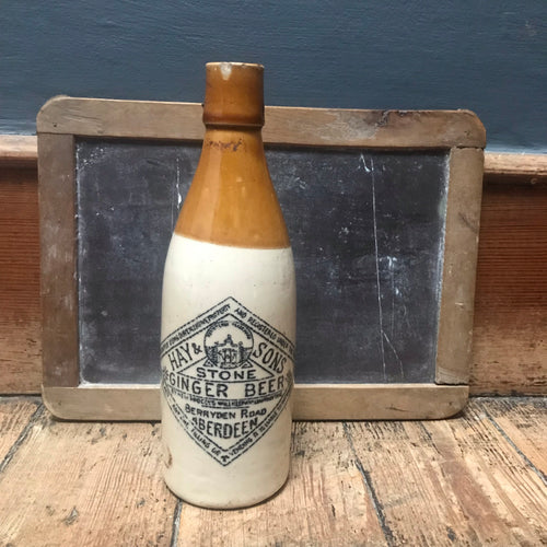 SOLD - Vintage Hays & Sons Aberdeen Stoneware Ginger Beer Bottle