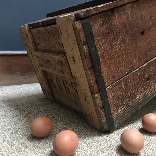 SOLD - Vintage Egg Transportation Box