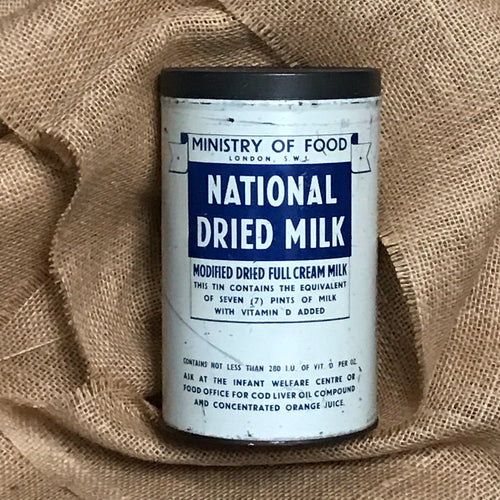 SOLD - Vintage National Dried Milk Tin