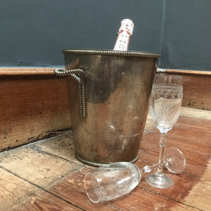 SOLD - Vintage Silver Plated Champagne Ice Bucket