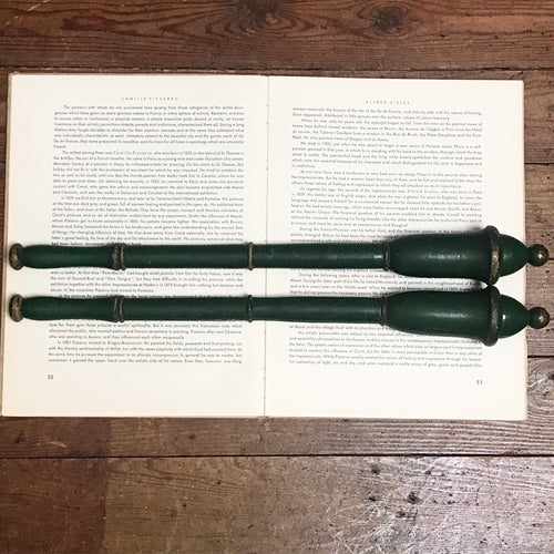 SOLD - Vintage Pair of Wooden Exercise Clubs