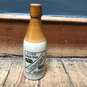 SOLD - Vintage Thomson’s Aberdeen Stoneware Ginger Beer Bottle