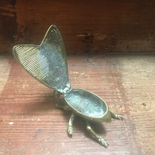 SOLD - Vintage Brass Fly Vesta Matchbox Paperweight