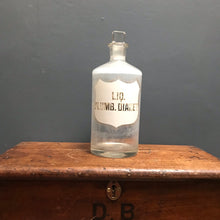 SOLD - Large Victorian Chemist/Apothecary Glass Bottle