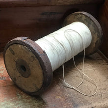 SOLD - Antique Wooden Industrial Textile Bobbin Spool