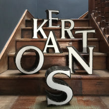 SOLD - Metal 'K' Letter Font