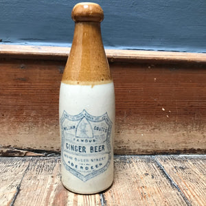SOLD - Vintage William Coutts Aberdeen Stoneware Ginger Beer Bottle
