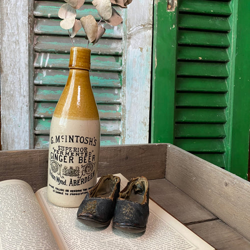 SOLD - Vintage Aberdeen Stoneware Ginger Beer Bottle