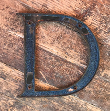 SOLD - Original 1920’s Brass & Enamel ‘D’ Letter