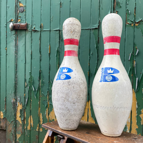 SOLD - Vintage Original 10 Pin Bowling Skittle
