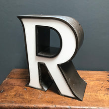 SOLD - Metal 'R' Font Letter