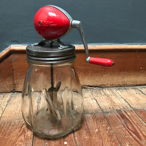 SOLD - Vintage Blow Butter Churn